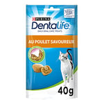 PURINA DENTALIFE | Friandises pour Chat |Poulet | Lot de 8 x 40 g