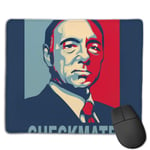 Checkmate House of Cards Francis Underwood Customized Designs Non-Slip Rubber Base Gaming Mouse Pads for Mac,22cm×18cm， Pc, Computers. Ideal for Working Or Game