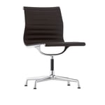 Vitra - EA 101, Förkromat, Läder: Kat. L40 - Leather Premium - 67 - Kontorstoler - Charles & Ray Eames - Grå