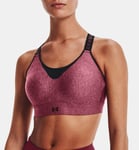 UA Infinity High Heather Bra-RED