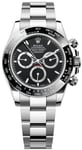 Rolex 126500LN-0002 Cosmograph Daytona Musta/Teräs Ø40 mm