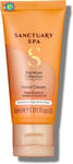 Sanctuary Spa Hand Cream Shea Butter, Vegan and Cruelty Free, 30Ml, Orange