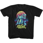 Youth Retro Neon Street Fighter Shirt