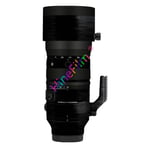 Autocollant d'objectif Sigma 70-200 f2.8 L Mount,peau de couverture de décalcomanie pour Sigma 70-200mm F2.8 DG jazz OS Protector Coat 70200 Round Sticker Film - Type Brush Black