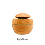 Usb Humidifier Essential Oil Diffuser Air Purifier Light Brown