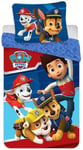 Sängkläder 150x210 cm - Paw Patrol - 2-i-1 design - 100% bomull