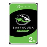 Seagate BarraCuda, 2TB, Internal Hard Drive, 3.5 Inch, SATA 6GB/s, 7.200 RPM, 64MB Cache, for Computer Desktop PC, FFP (ST2000DMZ08)