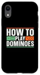 iPhone XR How To Play Dominoes Domino Game Lover Game Tile Dominoes Case