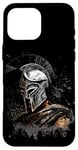 Coque pour iPhone 16 Pro Max Spartan Warrior Roman Legion Épée Gladiator