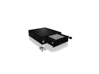 Icy Box Ib-148Ssk-B, 13,3 Cm (5.25"), Driverbrett, 2.5/3.5", Sata, Sata Ii, Sata Iii, Serial Attached Scsi (Sas), Sort, Metall