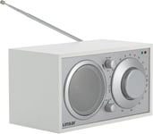 Radio nostalgique au design en bois intemporel,réglage analogique AM/FM,haut-parleur mono intégré,fonction AUX-IN,fonction casque,boutons de commande de haute qualité,radio de cuisine