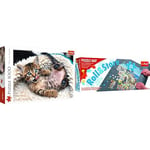 Bundle Trefl 1000 Kitten + Trefl-500-3000 Tapis de Puzzle