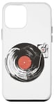 Coque pour iPhone 12 mini Musicien en vinyle DJ Table tournante Producteur de musique