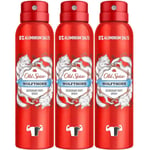 Old Spice Deodorant Body Spray Wolfthorn 150ML x 3