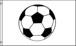 DRAPEAU BALLON DE FOOTBALL 150x90cm - DRAPEAU SOCCER 90 x 150 cm - DRAPEAUX - Ne