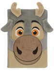 Frozen Notebook (Baby Sven) Furry Cover Premium A5 Grey 14.5x21cm