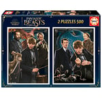 Educa 19492 Tierwesen 2x500 Fantastic Beasts, Assorted