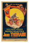 MOTO Jean THOMANN Rf0745 - POSTER HQ 50x70cm d'une AFFICHE VINTAGE