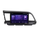 ADMLZQQ Android 10.0 Car Stereo Multimedia Player for Hyundai Elantra 2018-2020, 9 Inch Capacitive Touch Screen/Bluetooth/GPS/DSP/Mirrorlink/Rear View Camera / 4G+WIFI,A,7862 (8core 4+64G)