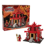 GORMITI - Jeu de Constructions Feu avec Mini Personnage Inclus, La Forteresse Flamme, 280 pièces, pour Enfants à partir de 4 Ans, Jeux Précieux