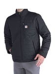 Carhartt Men's Rain Defender Relaxed Fit Lightweight Insulated Jacket, Black, M