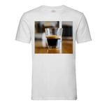 T-Shirt Homme Col Rond Tasse De Cafe Espresso Dans Un Bar