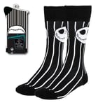 A NIGHTMARE BEFORE CHRISTMAS JACK SKELLINGTON ALL OVER DESIGN PAIR MENS SOCKS