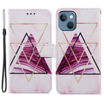 iPhone 15 Fodral Motiv Trianglar Marmor