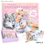 Top Model Pyssel bok Fantasy Friends June med 311st stickers