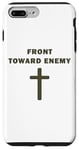 iPhone 7 Plus/8 Plus Front Toward Enemy – Christian Faith Military Cross of Jesus Case