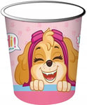 Paw Patrol Waste Paper Bin Skye Everest Kids Childrens Bedroom Pink Desk