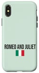 Coque pour iPhone X/XS Romeo and Juliet Love Illustration Novelty Graphic Designs