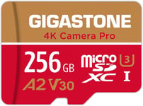 [5 Ans Récupération de données Gratuite] Carte Mémoire 256 Go,Camera Pro Max,Vitesse jusqu'à 130/85 Mo/s,pour GoPro,DJI,Drone,4K Video A2 V30 U3 MicroSDxC avec Adaptateur..[Y164]