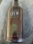 American Crew Tea Tree 3 In 1 Shampoo, Conditioner And Body Wash 450 ml - 450 ml