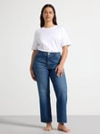 Lindex STRAIGHT Nea cropped jeans med lett stretch