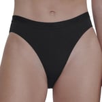 Sloggi Trosor 3P GO Casual High Leg Brief Svart bomull X-Large Dam