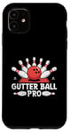 Coque pour iPhone 11 Gutter Ball Pro Bowling Tenpin