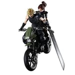 Final Fantasy VII Remake Play Arts Kai Jessie Cloud & Bike Action Figure Set