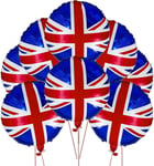 Union Jack Foil Balloon 18'' Kings Birthday Street Party Royal Event BBQ Decor