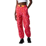 NEW BALANCE WOMEN'S ATHLETICS COCO GAUFF PRINTED 90S JOGGERS TRACK PANTS PINK XS