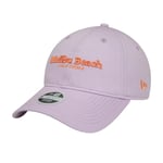 New Era Womens Malibu Beach Wordmark Pink 9TWENTY Adjustable Cap Dam