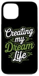 Coque pour iPhone 13 Manifestation Vision Board Fixation d'objectifs Dream Big Visualize