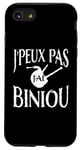 Coque pour iPhone SE (2020) / 7 / 8 Bretagne Je peux pas j'ai Biniou Idée cadeau Humour Breton