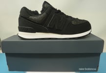 NEW BALANCE GIRLS 574-UK1-BLACK