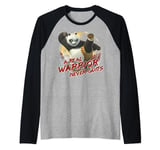 Kung Fu Panda 2 Po A Real Warrior Never Quits Action Pose Manche Raglan