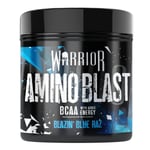 BCAA Powder Amino Acids Supplement 270g - Warrior - 30 Serving Tub - Blue Raz