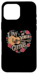 iPhone 16 Pro Max Love One Woman And Several Guitars Acoustic Guitar Guitarist Case