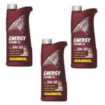 Mannol - 3 x 1 l Energy Huile de moteur sae 5W30 de Combi ll