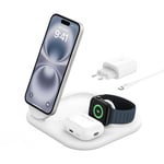 Belkin BoostCharge 3-i-1 Trådløst Qi2 Ladestativ