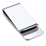 Bandmax Pince à Billets Homme en Acier Inoxydable, Porte-Carte de Crédit, Simple Money Clip